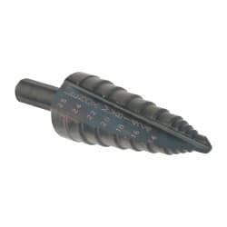 Lenox - 7 Hole Sizes, 14 to 25mm Hole Diam High Speed Steel Standard Point Step Drill Bit - Industrial Tool & Supply