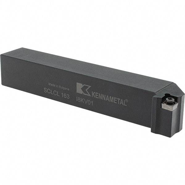 Kennametal - SCLC, Left Hand Cut, 5° Lead Angle, 1" Shank Height x 1" Shank Width, Neutral Rake Indexable Turning Toolholder - 6" OAL, CC..32.5. Insert Compatibility, Series Screw-On - Industrial Tool & Supply