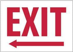 NMC - Exit, Plastic Exit Sign - 14" Wide x 10" High - Industrial Tool & Supply