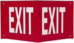 NMC - Exit, Acrylic Exit Sign - 14-1/2" Wide x 8" High - Industrial Tool & Supply