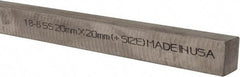 Made in USA - 12" Long, Oversized Key Stock - 18-8 Stainless Steel - Industrial Tool & Supply