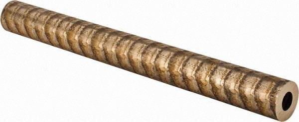 Made in USA - 1-1/4 Inch Outside Diameter x 13 Inch Long, Aluminum Bronze Round Tube - 3/4 Inch Inside Diameter, Alloy Aluminum Bronze (CDA 954), 4 Lb. Shipping Weight - Industrial Tool & Supply