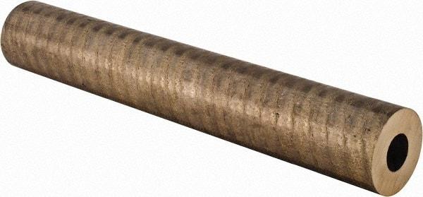 Made in USA - 2 Inch Outside Diameter x 13 Inch Long, Aluminum Bronze Round Tube - 1 Inch Inside Diameter, Alloy Aluminum Bronze (CDA 954), 9 Lb. Shipping Weight - Industrial Tool & Supply
