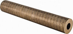 Made in USA - 2 Inch Outside Diameter x 13 Inch Long, Aluminum Bronze Round Tube - 1 Inch Inside Diameter, Alloy Aluminum Bronze (CDA 954), 9 Lb. Shipping Weight - Industrial Tool & Supply