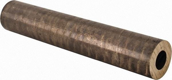 Made in USA - 2-1/4 Inch Outside Diameter x 13 Inch Long, Aluminum Bronze Round Tube - 1-1/4 Inch Inside Diameter, Alloy Aluminum Bronze (CDA 954), 11 Lb. Shipping Weight - Industrial Tool & Supply
