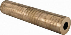 Made in USA - 2-1/2 Inch Outside Diameter x 13 Inch Long, Aluminum Bronze Round Tube - 1-1/4 Inch Inside Diameter, Alloy Aluminum Bronze (CDA 954), 14 Lb. Shipping Weight - Industrial Tool & Supply