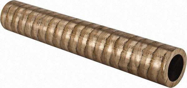 Made in USA - 2 Inch Outside Diameter x 13 Inch Long, Aluminum Bronze Round Tube - 1-1/2 Inch Inside Diameter, Alloy Aluminum Bronze (CDA 954), 6 Lb. Shipping Weight - Industrial Tool & Supply