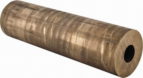 Made in USA - 3-1/2 Inch Outside Diameter x 13 Inch Long, Aluminum Bronze Round Tube - 1-1/2 Inch Inside Diameter, Alloy Aluminum Bronze (CDA 954), 30 Lb. Shipping Weight - Industrial Tool & Supply