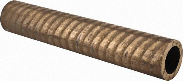 Made in USA - 2-1/4 Inch Outside Diameter x 13 Inch Long, Aluminum Bronze Round Tube - 1-3/4 Inch Inside Diameter, Alloy Aluminum Bronze (CDA 954), 7 Lb. Shipping Weight - Industrial Tool & Supply