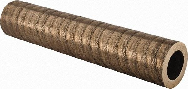 Made in USA - 2-1/2 Inch Outside Diameter x 13 Inch Long, Aluminum Bronze Round Tube - 1-3/4 Inch Inside Diameter, Alloy Aluminum Bronze (CDA 954), 10 Lb. Shipping Weight - Industrial Tool & Supply