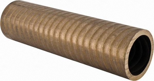 Made in USA - 3-1/2 Inch Outside Diameter x 13 Inch Long, Aluminum Bronze Round Tube - 3 Inch Inside Diameter, Alloy Aluminum Bronze (CDA 954), 12 Lb. Shipping Weight - Industrial Tool & Supply