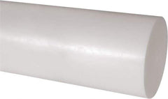 Made in USA - 1' Long, 5-1/2" Diam, Acetal Plastic Rod - Natural (Color) - Industrial Tool & Supply