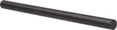 Made in USA - 8' Long, 7/8" Diam, Acetal Plastic Rod - Black - Industrial Tool & Supply