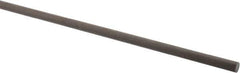 Made in USA - 4' Long, 1/4" Diam, Acetal (PTFE-Filled) Plastic Rod - Brown - Industrial Tool & Supply