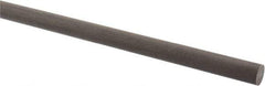Made in USA - 2' Long, 1/2" Diam, Acetal (PTFE-Filled) Plastic Rod - Brown - Industrial Tool & Supply
