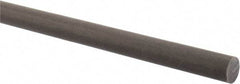 Made in USA - 2' Long, 5/8" Diam, Acetal (PTFE-Filled) Plastic Rod - Brown - Industrial Tool & Supply