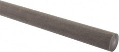 Made in USA - 2' Long, 1" Diam, Acetal (PTFE-Filled) Plastic Rod - Brown - Industrial Tool & Supply