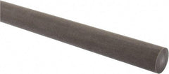 Made in USA - 4' Long, 1" Diam, Acetal (PTFE-Filled) Plastic Rod - Brown - Industrial Tool & Supply