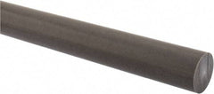 Made in USA - 2' Long, 1-1/4" Diam, Acetal (PTFE-Filled) Plastic Rod - Brown - Industrial Tool & Supply