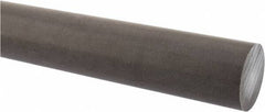 Made in USA - 1' Long, 1-3/4" Diam, Acetal (PTFE-Filled) Plastic Rod - Brown - Industrial Tool & Supply