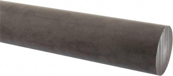 Made in USA - 1' Long, 2" Diam, Acetal (PTFE-Filled) Plastic Rod - Brown - Industrial Tool & Supply