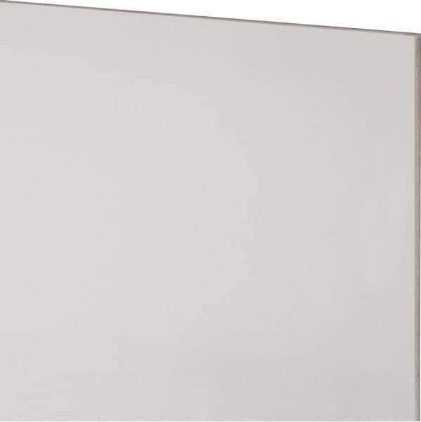 Made in USA - 1/8" Thick x 12" Wide x 4' Long, Acetal Sheet - Natural - Industrial Tool & Supply