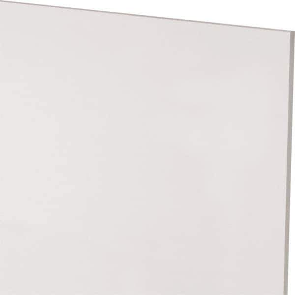 Made in USA - 1/8" Thick x 24" Wide x 4' Long, Acetal Sheet - Natural - Industrial Tool & Supply