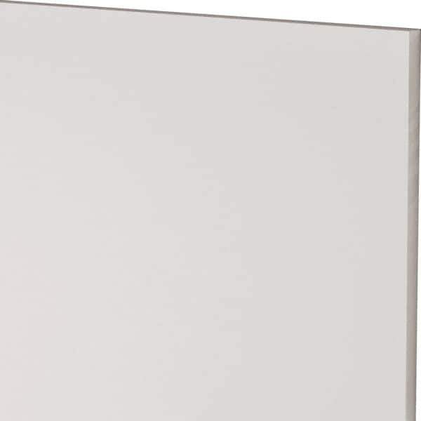 Made in USA - 1/4" Thick x 12" Wide x 2' Long, Acetal Sheet - Natural - Industrial Tool & Supply