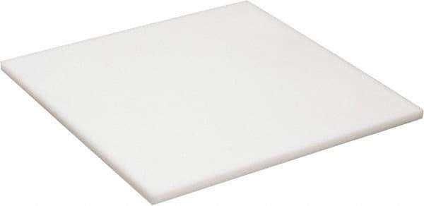 Made in USA - 5/8" Thick x 24" Wide x 4' Long, Acetal Sheet - Natural - Industrial Tool & Supply
