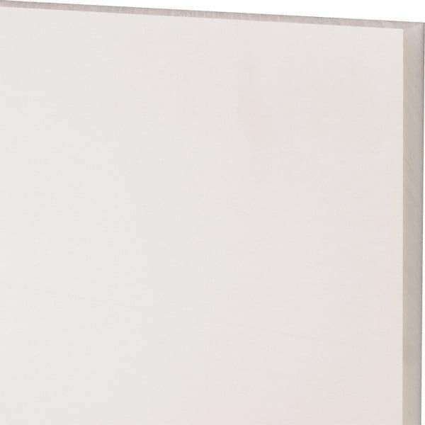 Made in USA - 5/8" Thick x 12" Wide x 2' Long, Acetal Sheet - Natural - Industrial Tool & Supply
