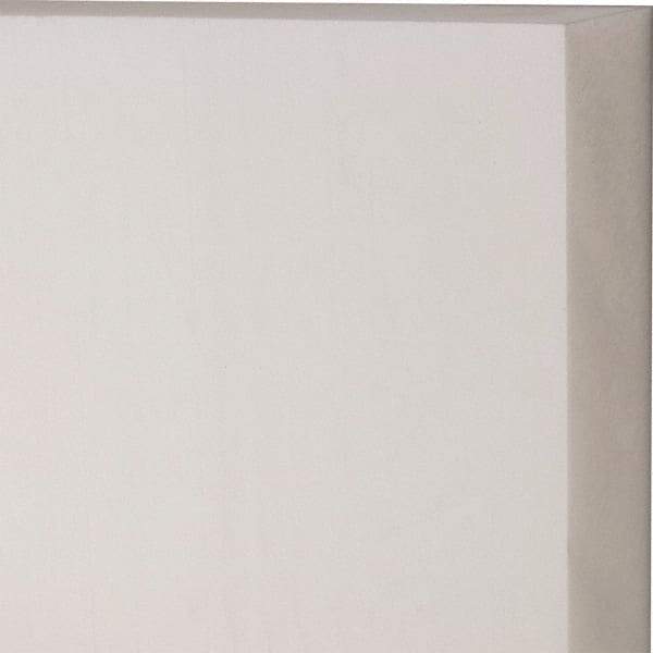 Made in USA - 1-3/4" Thick x 12" Wide x 1' Long, Acetal Sheet - Natural - Industrial Tool & Supply