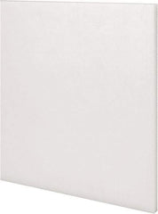Made in USA - 2 Ft. Long x 6 Inch Wide x 1/4 Inch High, Acetal, Rectangular Plastic Bar - Natural - Industrial Tool & Supply