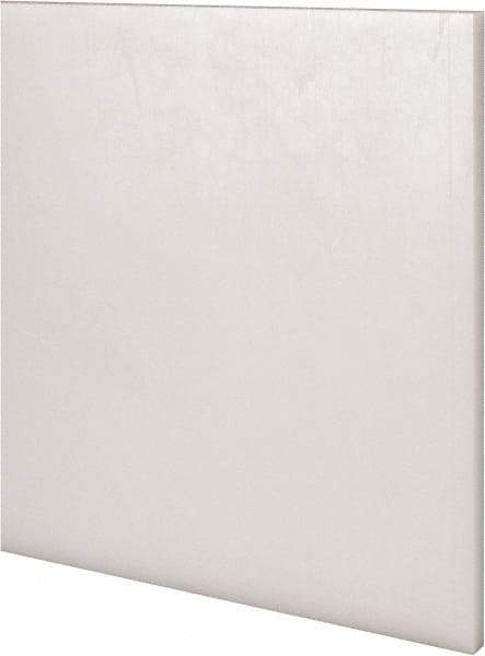 Made in USA - 4 Ft. Long x 6 Inch Wide x 1/4 Inch High, Acetal, Rectangular Plastic Bar - Natural - Industrial Tool & Supply