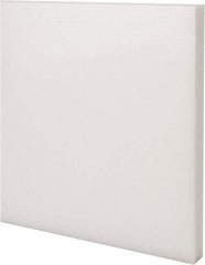 Made in USA - 2 Ft. Long x 6 Inch Wide x 1/2 Inch High, Acetal, Rectangular Plastic Bar - Natural - Industrial Tool & Supply