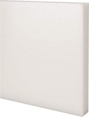 Made in USA - 1 Ft. Long x 6 Inch Wide x 3/4 Inch High, Acetal, Rectangular Plastic Bar - Natural - Industrial Tool & Supply
