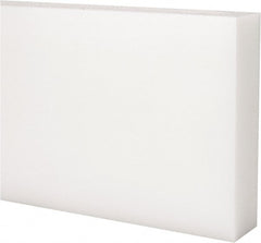 Made in USA - 1' x 4" x 1" Natural (Color) Acetal Rectangular Bar - Industrial Tool & Supply