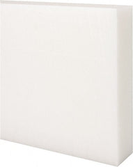 Made in USA - 1' x 6" x 1-1/2" Natural (Color) Acetal Rectangular Bar - Industrial Tool & Supply