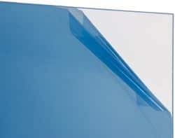 Made in USA - 0.06" Thick x 12" Wide x 3' Long, Acrylic Sheet - Clear - Industrial Tool & Supply