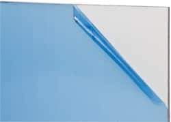 Made in USA - 0.08" Thick x 12" Wide x 2' Long, Acrylic Sheet - Clear - Industrial Tool & Supply