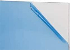 Made in USA - 0.08" Thick x 12" Wide x 3' Long, Acrylic Sheet - Clear - Industrial Tool & Supply