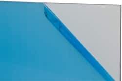 Made in USA - 0.08" Thick x 24" Wide x 3' Long, Acrylic Sheet - Clear - Industrial Tool & Supply
