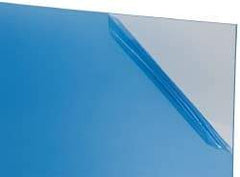 Made in USA - 1/8" Thick x 24" Wide x 3' Long, Acrylic Sheet - Clear - Industrial Tool & Supply