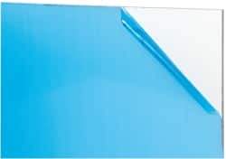 Made in USA - 1/8" Thick x 24" Wide x 4' Long, Acrylic Sheet - Clear - Industrial Tool & Supply