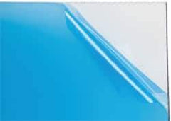 Made in USA - 1/8" Thick x 48" Wide x 4' Long, Acrylic Sheet - Clear - Industrial Tool & Supply