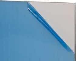 Made in USA - 1/4" Thick x 12" Wide x 2' Long, Acrylic Sheet - Clear - Industrial Tool & Supply