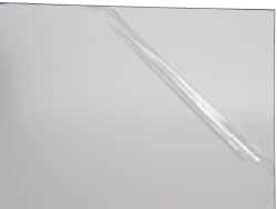 Made in USA - 1/4" Thick x 48" Wide x 4' Long, Acrylic Sheet - Clear - Industrial Tool & Supply