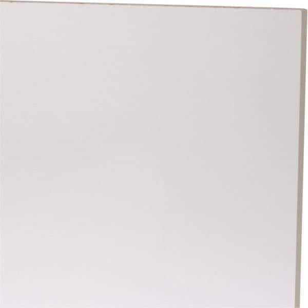 Made in USA - 1/4" Thick x 12" Wide x 2' Long, Acrylic Sheet - Clear, Abrasion Resistant Grade - Industrial Tool & Supply
