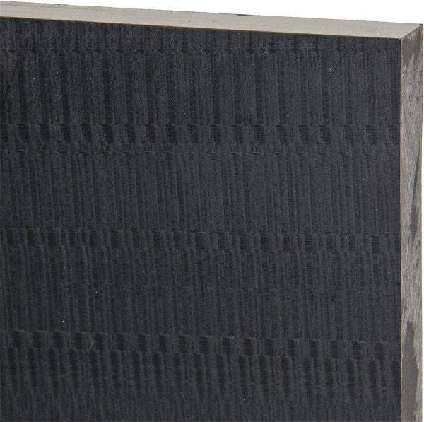 Made in USA - 3/4" Thick x 24" Wide x 4' Long, Noryl (PPO) Sheet - Black - Industrial Tool & Supply