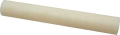Made in USA - 1' Long, 1-3/4" Diam, Nylon 6/6 Plastic Rod - Natural (Color) - Industrial Tool & Supply