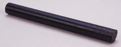 Made in USA - 8' Long, 7/8" Diam, Nylon 6/6 Plastic Rod - Black - Industrial Tool & Supply